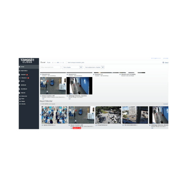 TRASSIR CMS merkezi yönetim arayüzü